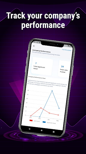 Android application Xcruit for Employers screenshort