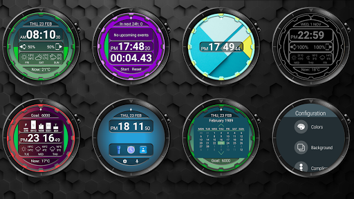 Grid Watch Face Screen 2