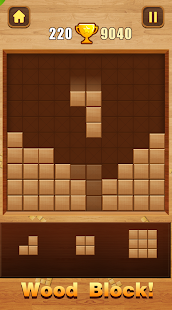 Wood Block Puzzle MOD APK (Premium/Unlocked) screenshots 1