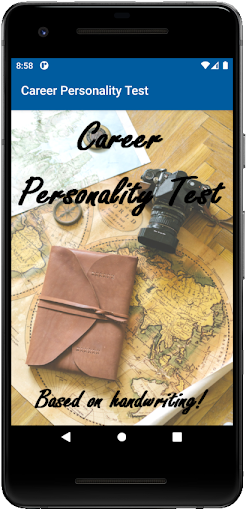 Android application Career Personality Test screenshort