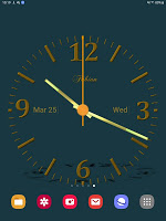 screenshot of Nice Night Clock Wallpaper