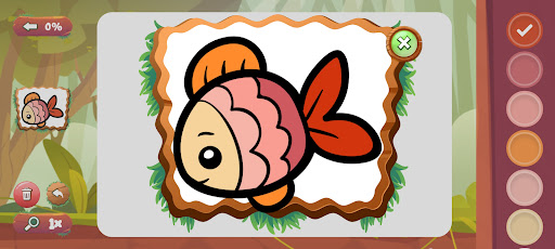 Screenshot of Animal Coloring Book for Kids