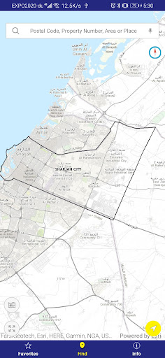 Sharjah Postal Code Screen 2