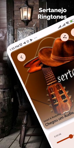 Android application sertaneja ringtones screenshort