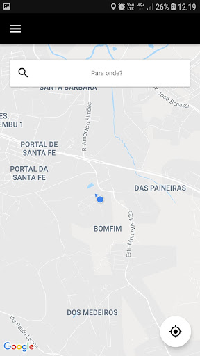 Android application iB Mobile Passageiros/Clientes screenshort