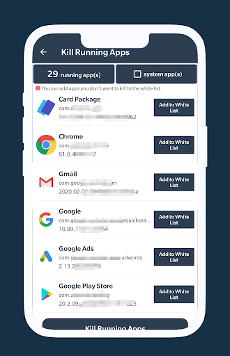 App Task Killer - Kill apps Screen 2
