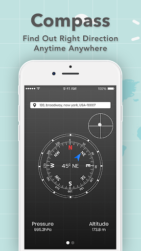 Android application Compass screenshort