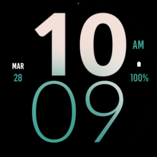 Snow Large Watch Face logo