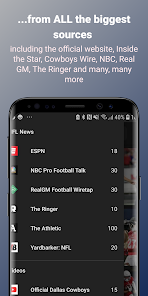 Screenshot 3 Dallas Cowboys News Reader android
