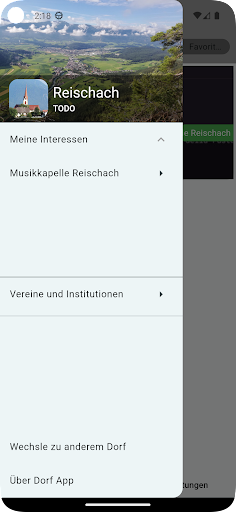 Android application Dorf App screenshort