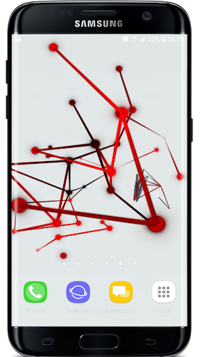 Abstract Particle Plexus 3D Li Screen 2