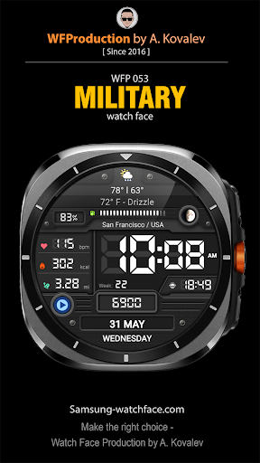 WFP 053 Military watch face screenshot 8