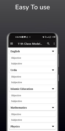 11th Class Model Paper 2023 Screen 3