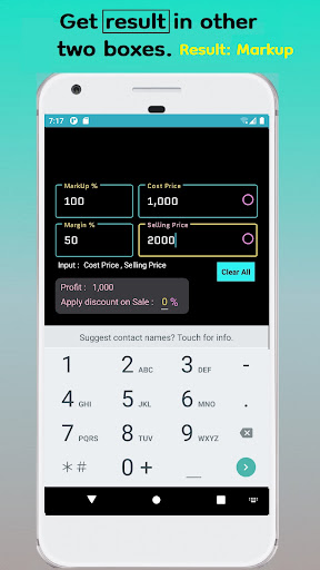 Markup Margin - Calculator