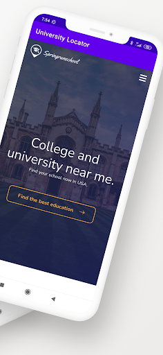 University Locator Screen 2