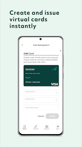 Screenshot of Grasshopper Bank Business