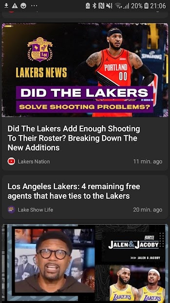 Captura 7 Lakers News Reader android