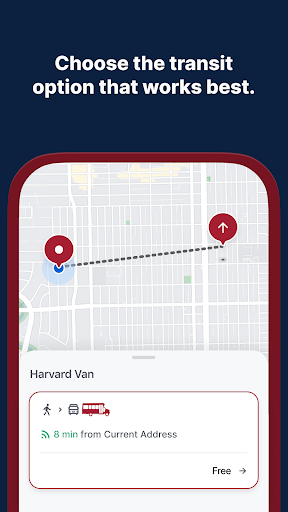 Screenshot of Harvard Van