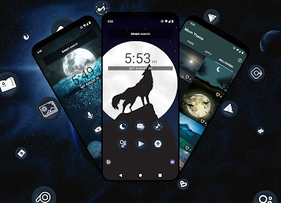 Captura de Pantalla 1 tema de la luna android