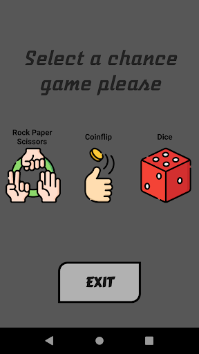 Android application Chance Games screenshort