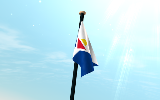 Saint Martin Flag 3D Free