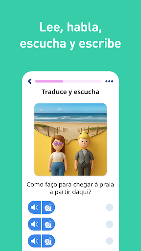 Aprende portugués Captura de Pantalla de la Aplicación Android 6
