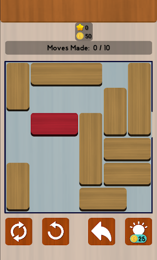 Unblock the red wood puzzle Screen 2