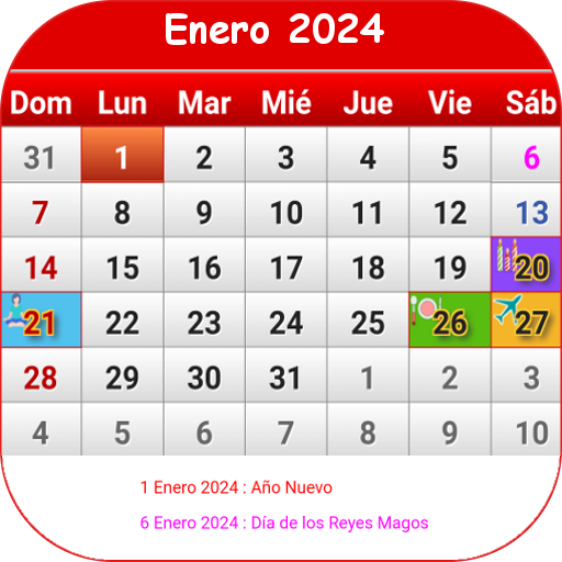 Calendario 2024 MÉXICO – con todos los feriados
