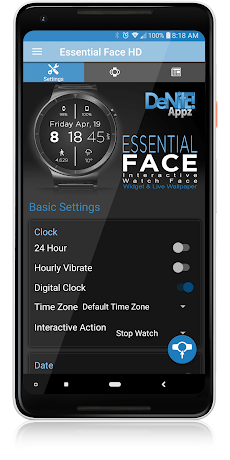 Essential Face HD Watch Faceのおすすめ画像4