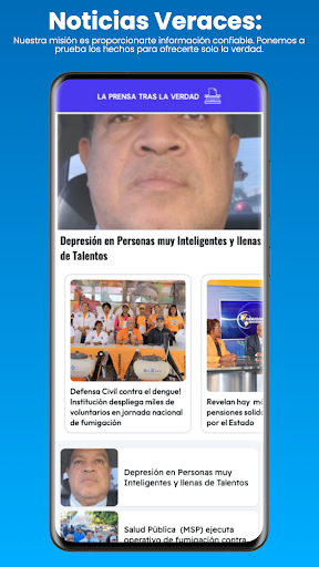 Android application La Prensa tras la Verdad screenshort