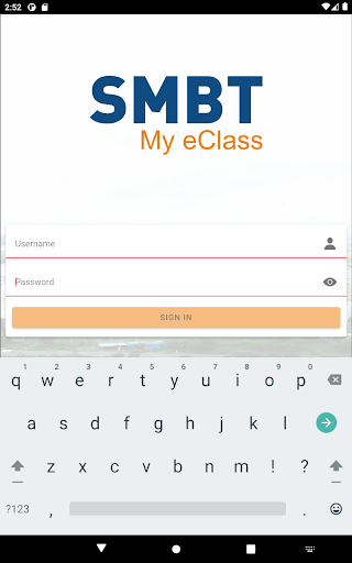SMBT My eClass Screen 3