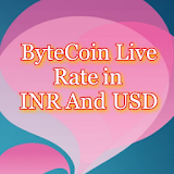 ByteCoin Live Rate in INR And USD,BTC,ETH icon