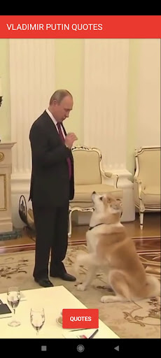 Android application Vladimir Putin Quotes screenshort