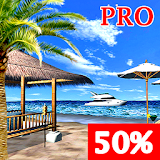 Beach In Bali 3D PRO LWP icon