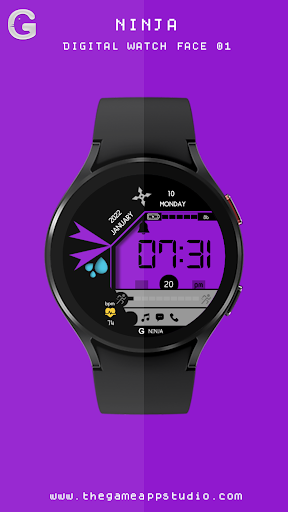 Ninja 01 Digital Watch Face