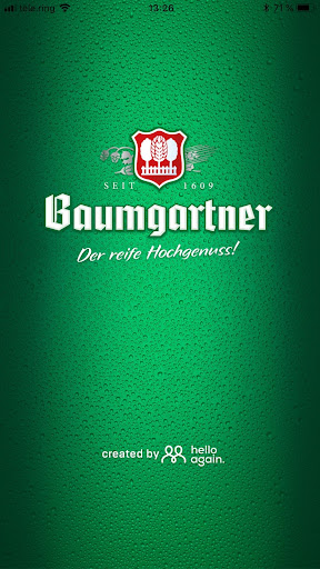 Android application Baumgartner Bier screenshort