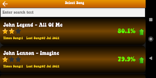 Voice Training - Sing Songs Screen 3