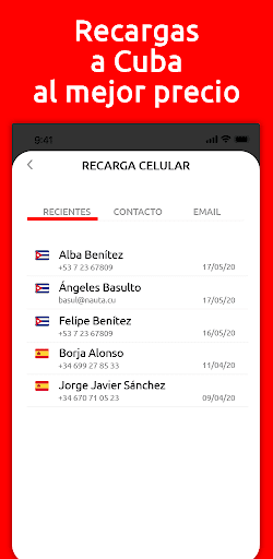 Android application aCuba - La Recarga más Barata screenshort
