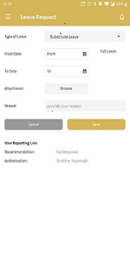 Android application MegaTech Group HRMS(ZinobHR) screenshort