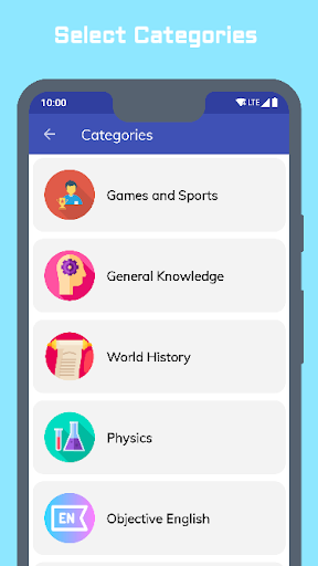 Quiz of Knowledge - Quiz App Screen 2