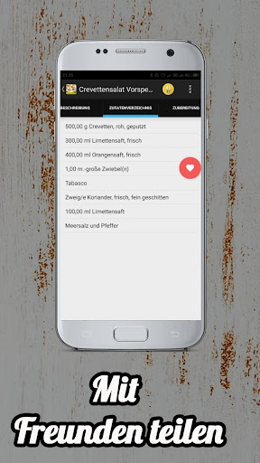Vorspeise Rezepte app Deutsch