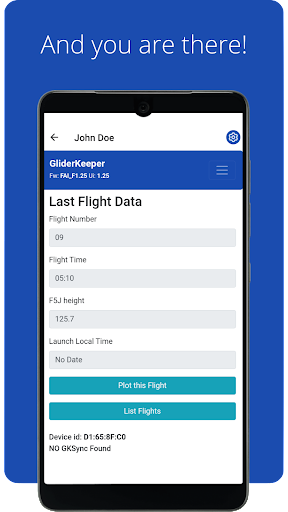GliderKeeper - WIFI Screen 3