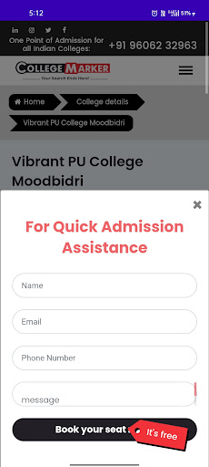 CollegeMarker Screen 2