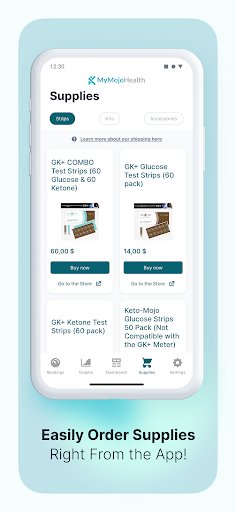 Screenshot of MyMojoHealth