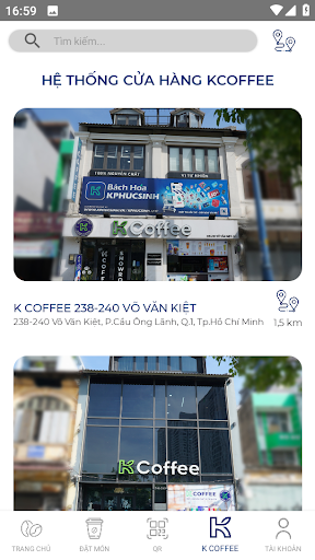 K COFFEE Screen 2