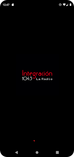 Android application Integración FM 104.3 Paraguay screenshort