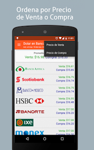 Captura 4 Dolar en Mexico: Bancos y DOF android