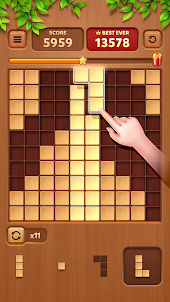 Cube Block - Jeu Woody Puzzle