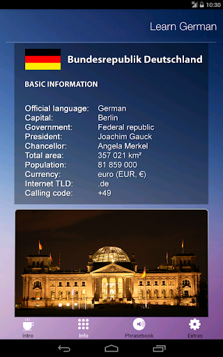 Android application Learn German Audio Course screenshort