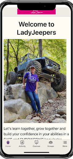 Android application LadyJeepers.com screenshort